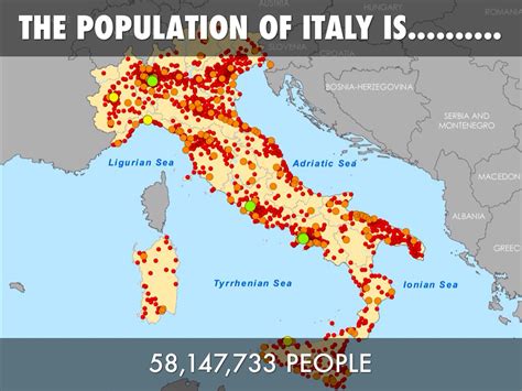 what is the population of italy.